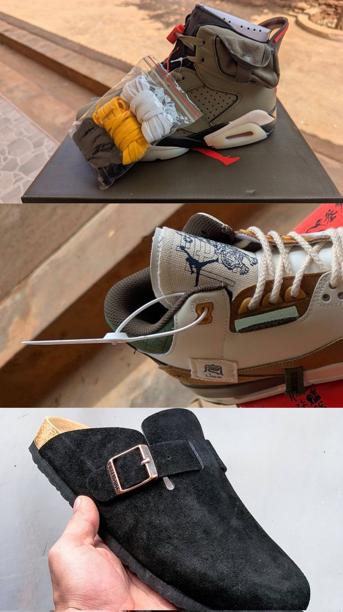 Toxicgenius_1st's tweet image. Are you looking for sneakers? Don't worry, he's got you😝
Order your sneakers from @Clemjay265 , He never disappoints🔥.Rock quality sneakers with Clem Jay💪🏾