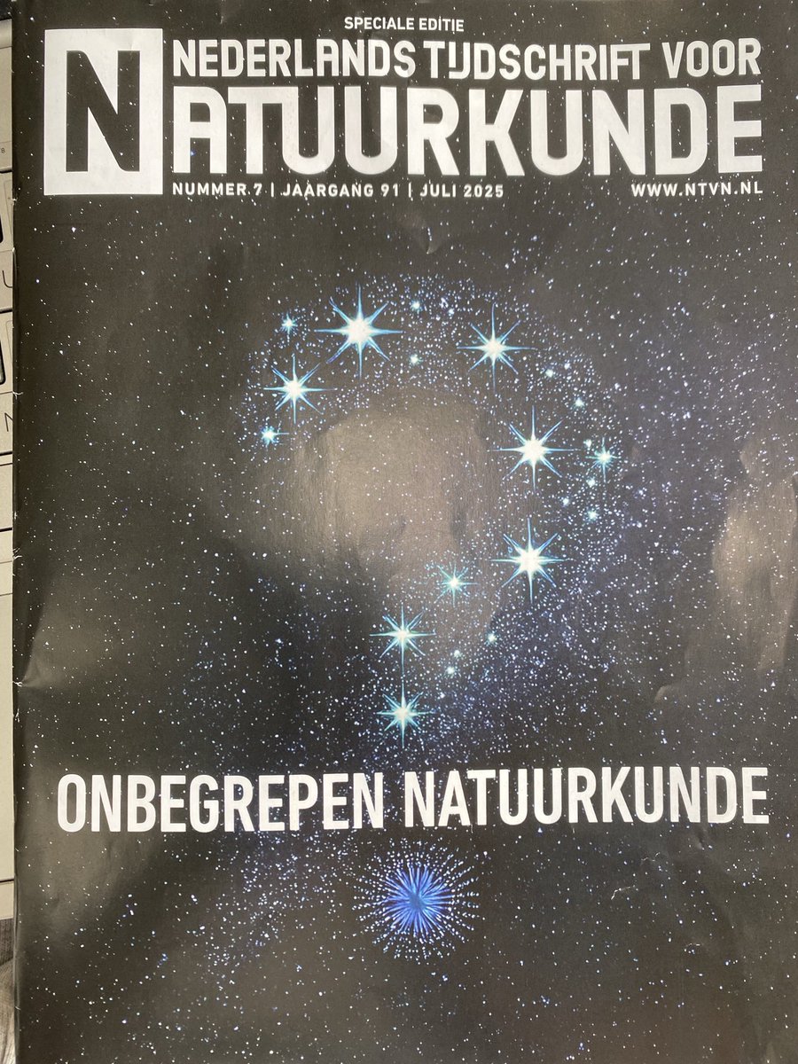 Interessant, inspirerend en kwalitatief excellent nummer van Ned. Tijdschrift voor Natuurkunde. Nog genoeg te doen!