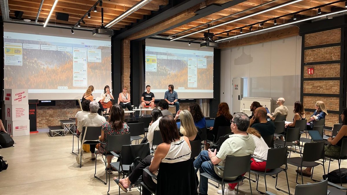 Tandem Social (@tandemsocial) on Twitter photo Finalitzem els seminaris d'eines digitals de la <a href="/FundacioBofill/">Fundació Bofill</a>!
En aquesta última sessió hem descobert eines per coordinar equips i gestionar la informació dels projectes de forma centralitzada.
Compartim experiències d'ús per fer un salt digital en projectes d'impacte social. Finalitzem els seminaris d'eines digitals de la <a href="/FundacioBofill/">Fundació Bofill</a>!
En aquesta última sessió hem descobert eines per coordinar equips i gestionar la informació dels projectes de forma centralitzada.
Compartim experiències d'ús per fer un salt digital en projectes d'impacte social.