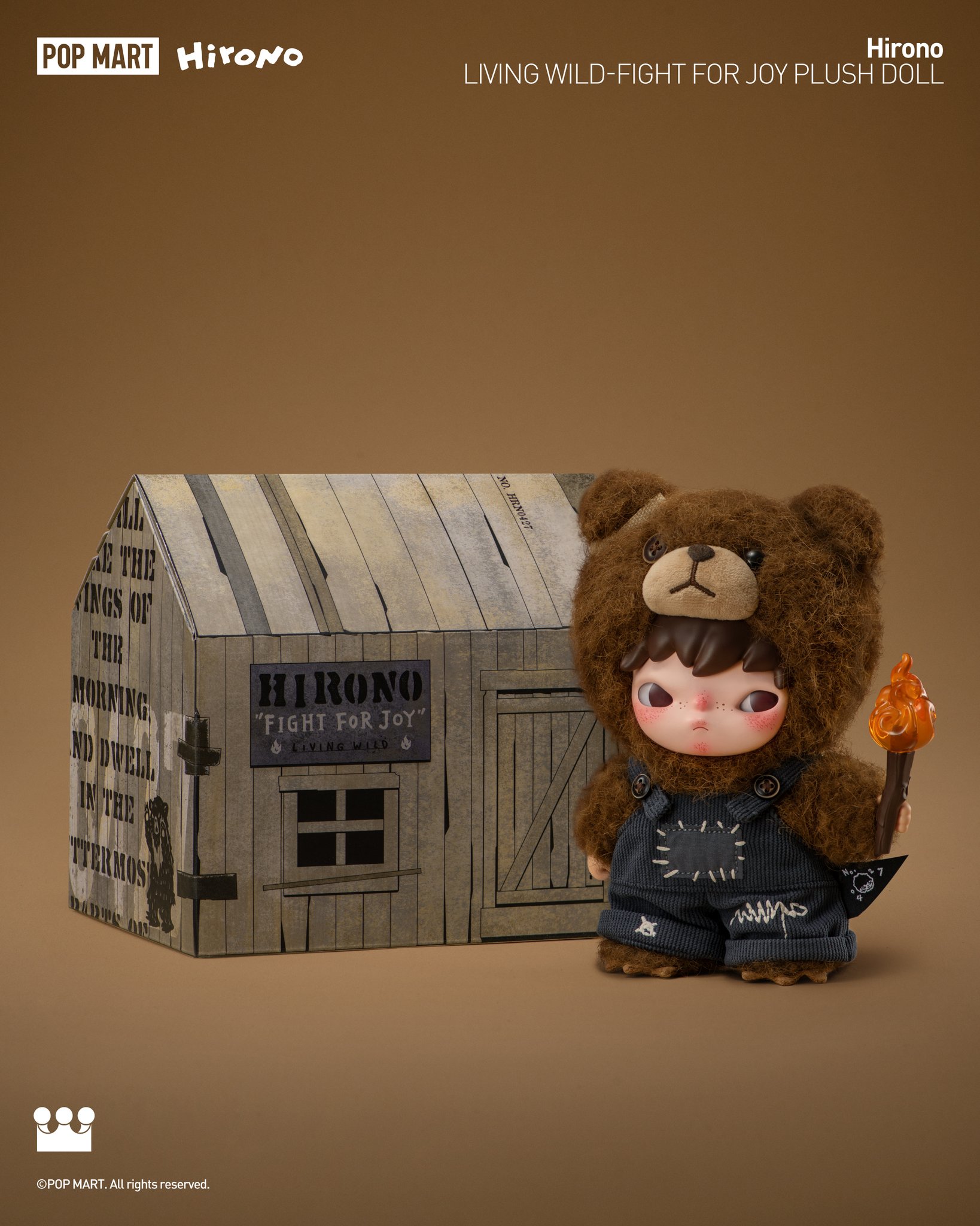 Hirono Fight for Joy クマのぬいぐるみ POPMART POP MART JAPAN on X: