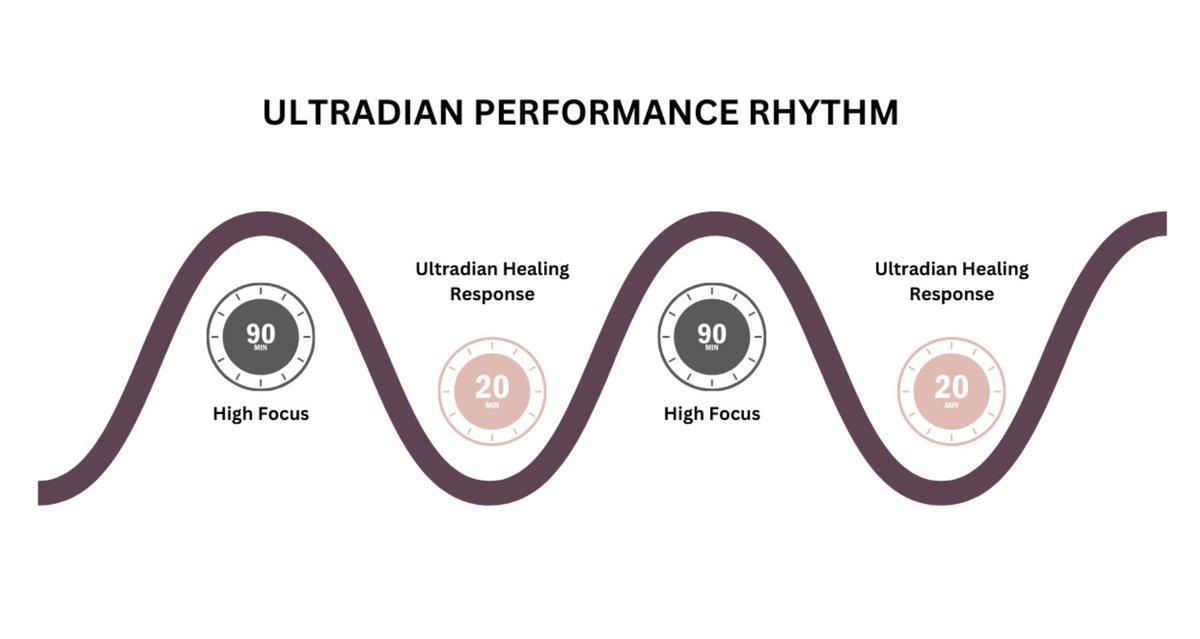 HelloReconnect's tweet photo. 🧠 Struggling to focus? You’re not broken — it’s biology.

Your brain runs in 90-min ⚡️energy cycles (Ultradian Rhythms). After ~60 mins, focus dips &amp; you need a short break to reset.

🧑‍🏫 Teachers: stretch, sip water, step out.
Small breaks = big gains.

#UltradianRhythms https://t.co/hiG06I7kE2