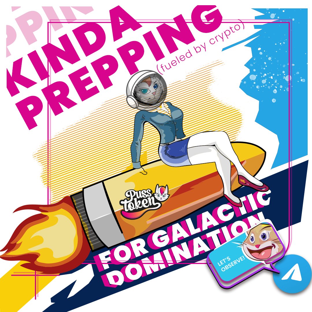 Crypto-powered cats plotting galactic takeover. Ready to join the mission? 🐾 #PUSSDAO