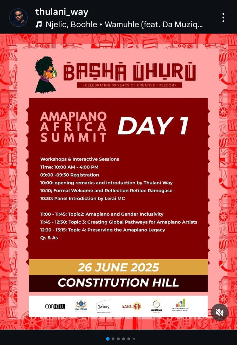 lindamnkhonto's tweet image. Amapiano Africa Summit  - Day 1 
#HowaYou #WithOrWithoutYou