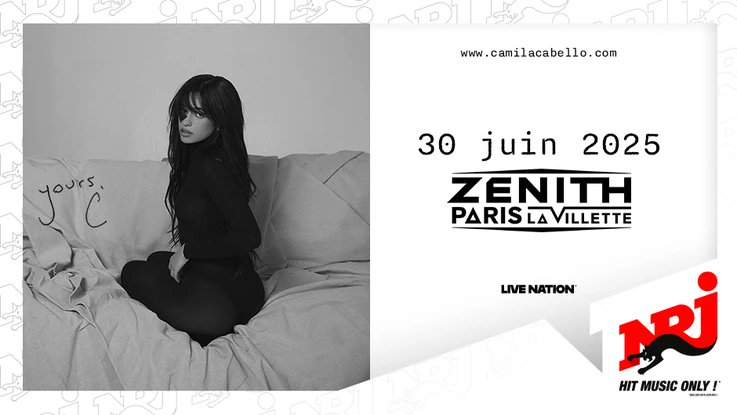 NRJhitmusiconly's tweet image. 🎤CONCOURS CAMILA CABELLO : 

On vous offre les dernières places pour aller voir la star Camila Cabello en concert à Paris ce lundi 30 juin ! 😍

Pour participer : 
👉 Follow @NRJhitmusiconly 
👉 Like + RT ce post
👉 Commente avec ton hit préféré de Camila 

Bonne chance !