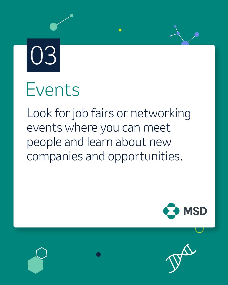 Networking is a powerful yet often underutilized tool in your #jobsearch. 🌐

Follow these tips to build and strengthen your connections, unlocking opportunities for a fulfilling career!

#MSDCareers #Hiring