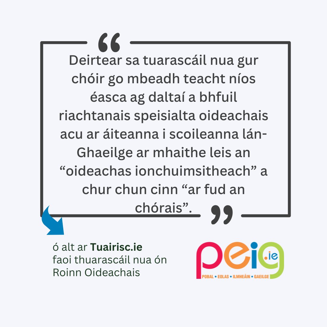 Scéal ó nuachtlitir an lae - ar fáil anseo 👉 tinyurl.com/4n6txv2v
Cláraigh linn ag peig.ie/nuachtlitir/ 
#gaeilge