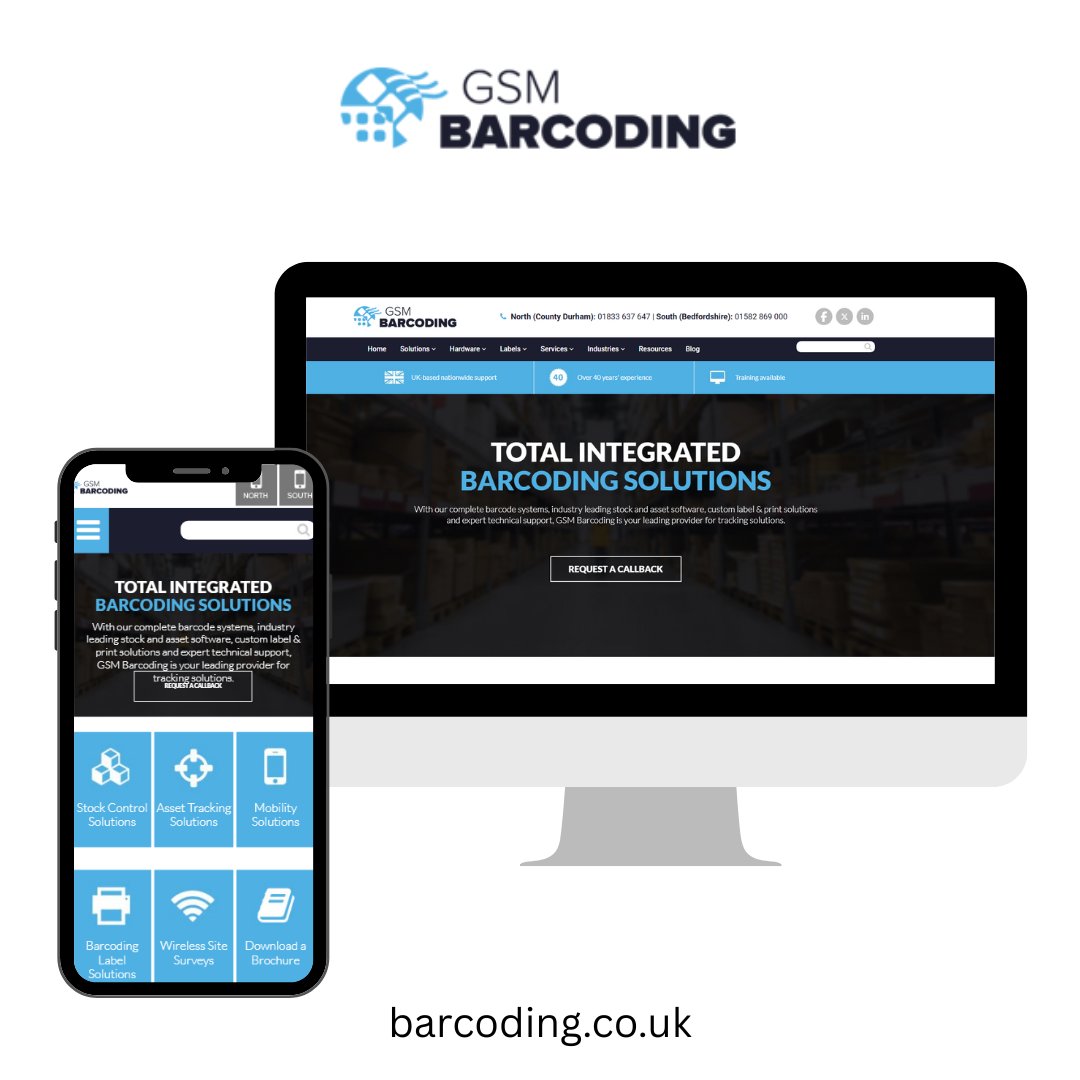 GSMBarcoding's tweet image. With over 25 years of experience, Barcoding.co.uk is a trusted partner in barcode systems, labelling, & data capture solutions.
We work across retail, logistics, healthcare & more, delivering hardware, labels & bespoke solutions that just work.