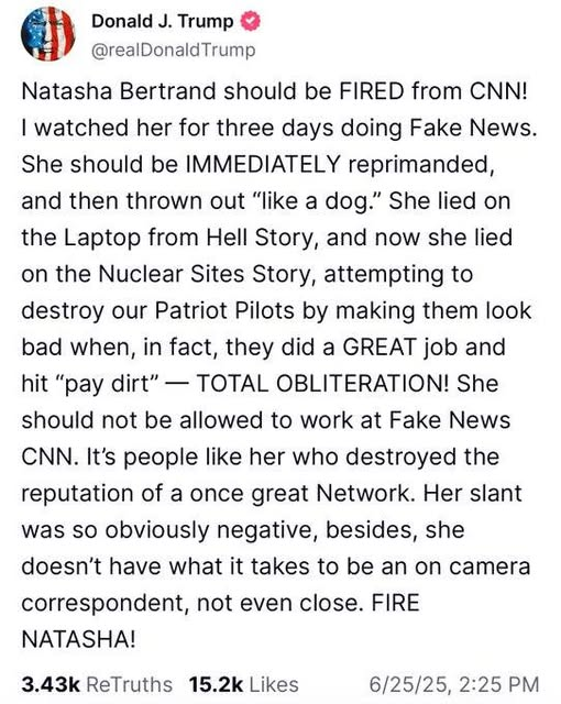 ABrosnikoff's tweet photo. The irony ... the master of lies wants her fired because he didn't like her reporting. What a whiny little curb yard gnome he truly is. GO FUCK YOURSELF YOU FUCKING POS LIAR @realDonaldTrump https://t.co/4uYKMkbHnf