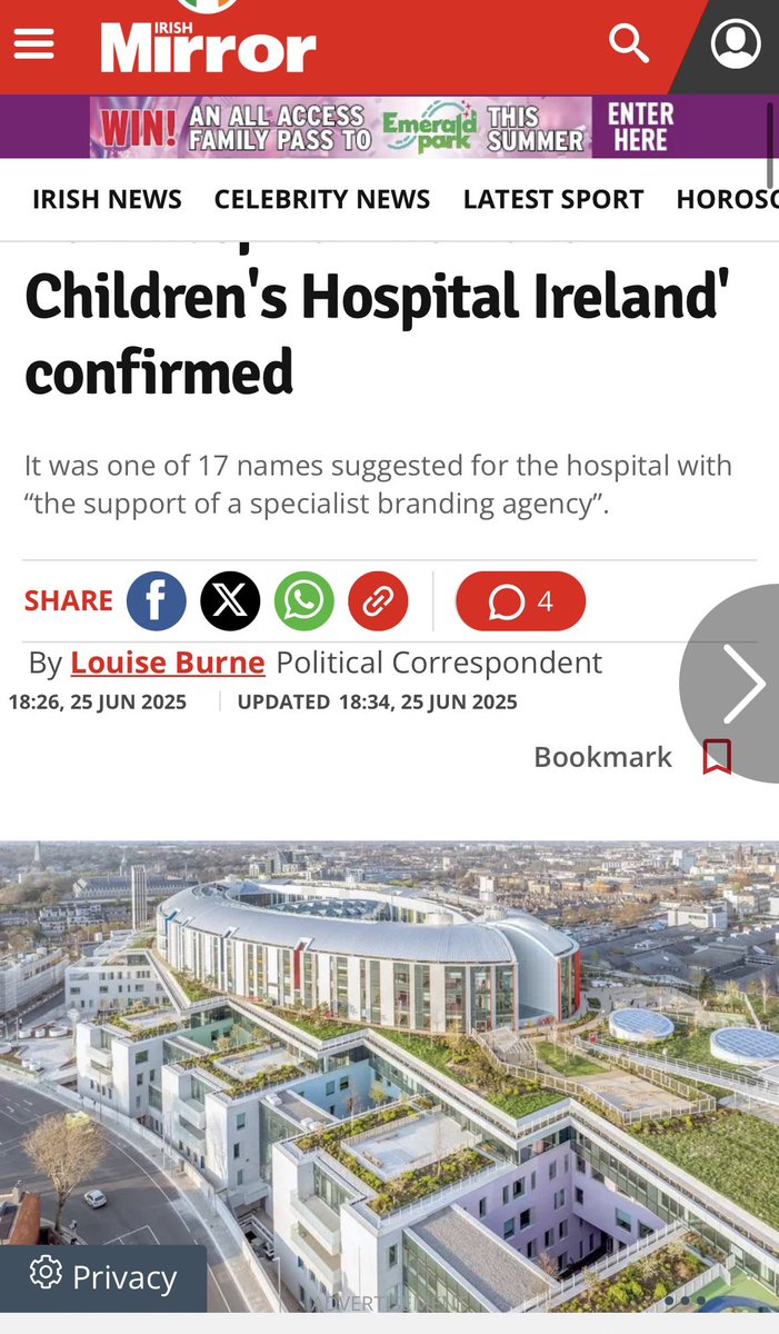mullallyelaine's tweet photo. It cost us the tax payers  €4,500 for some genius to to name the new Children’s Hospital the

“National Children's Hospital Ireland", 

it has been confirmed.

I’m sorry but who sanctioned this lunacy? https://t.co/lg2DmedjEn