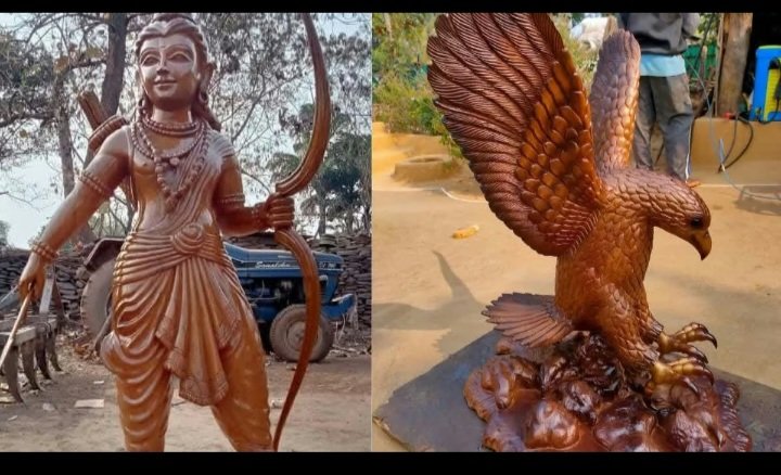 JAY SHREE RAM 🙏🏻 🙏🏻
BHOPAL ARTIST UNIQUE SCULPTURES

 भोपाल के कैलाश विश्व कर्मा ने पेड़ की जड़ों से भगवान श्रीराम प्रतिमा बनाई 
जो  45 हजार में बिकी .....
भोपाल के कलाकार की अद्भुत कलाकार हैं जो पेड़ों की जड़ों से मूर्तियां बनातेहैं, इनकी मूर्ति की मांग दूसरे राज्यों में है