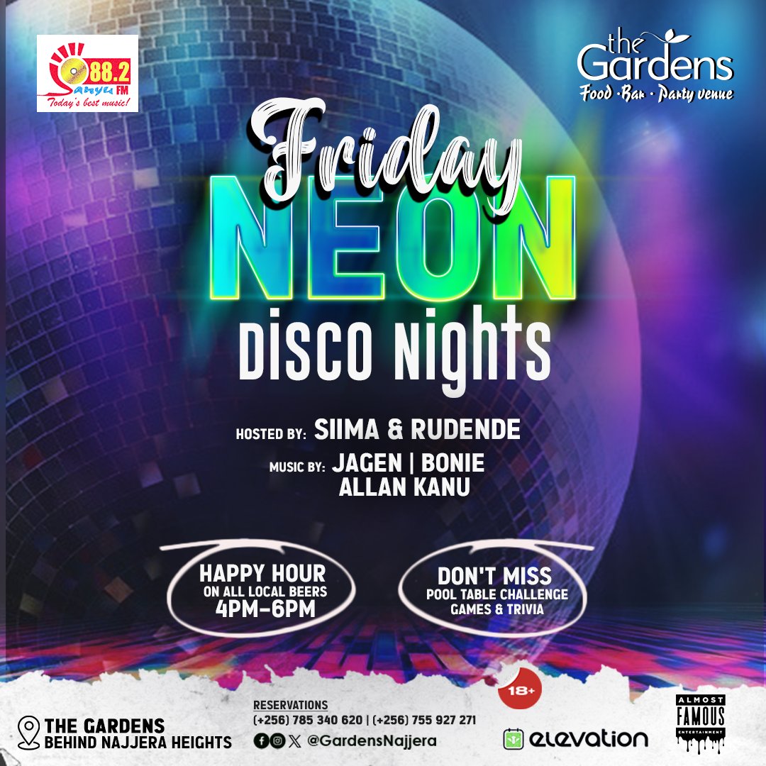 deejaybonni's tweet image. Back to those flashbacks blended with throwbacks where the past glows brightest on a Friday night @GardensNajjera