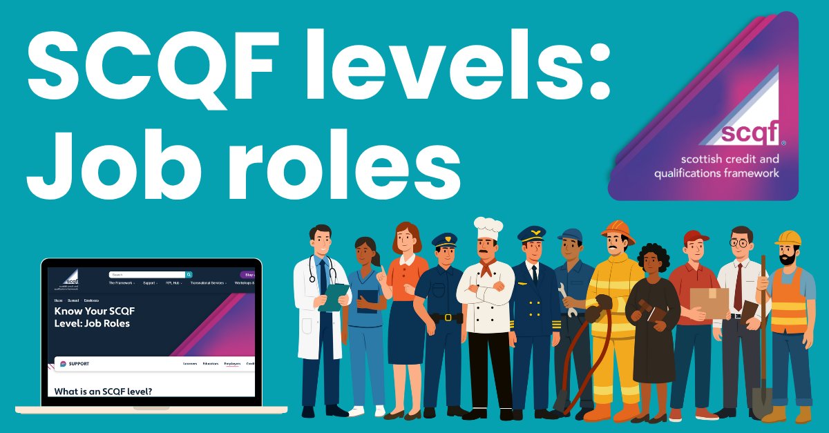 SCQFPartnership's tweet image. Employers: Not sure how to assign an SCQF level to a job role? 💼
Our tools &amp;amp; guidance can help you match roles to the right level and recruit with confidence.
Start here ⬇️
🔗 scqf.org.uk/support/employ…

#SCQF #KnowYourLevel