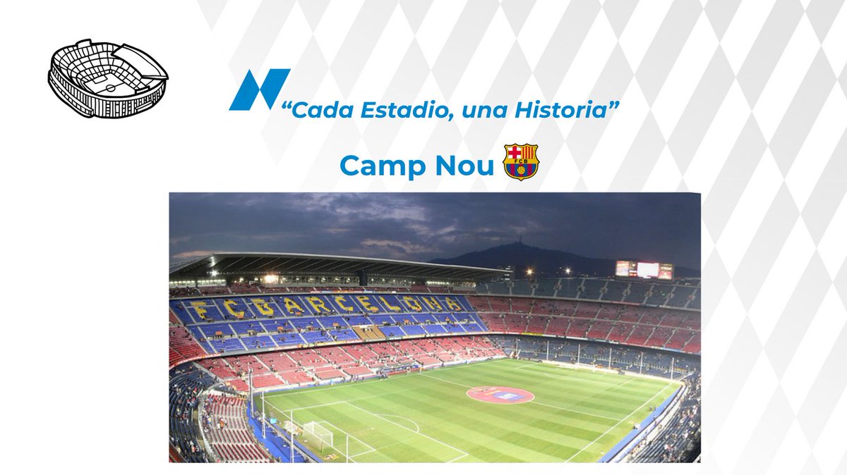 Fue inaugurado en 1957 con el nombre de Estadio del FC Barcelona, pero rápidamente se adoptó el nombre de Camp Nou, que significa “campo nuevo” en catalán.  
El nombre refleja la importancia del nuevo estadio en la historia del club