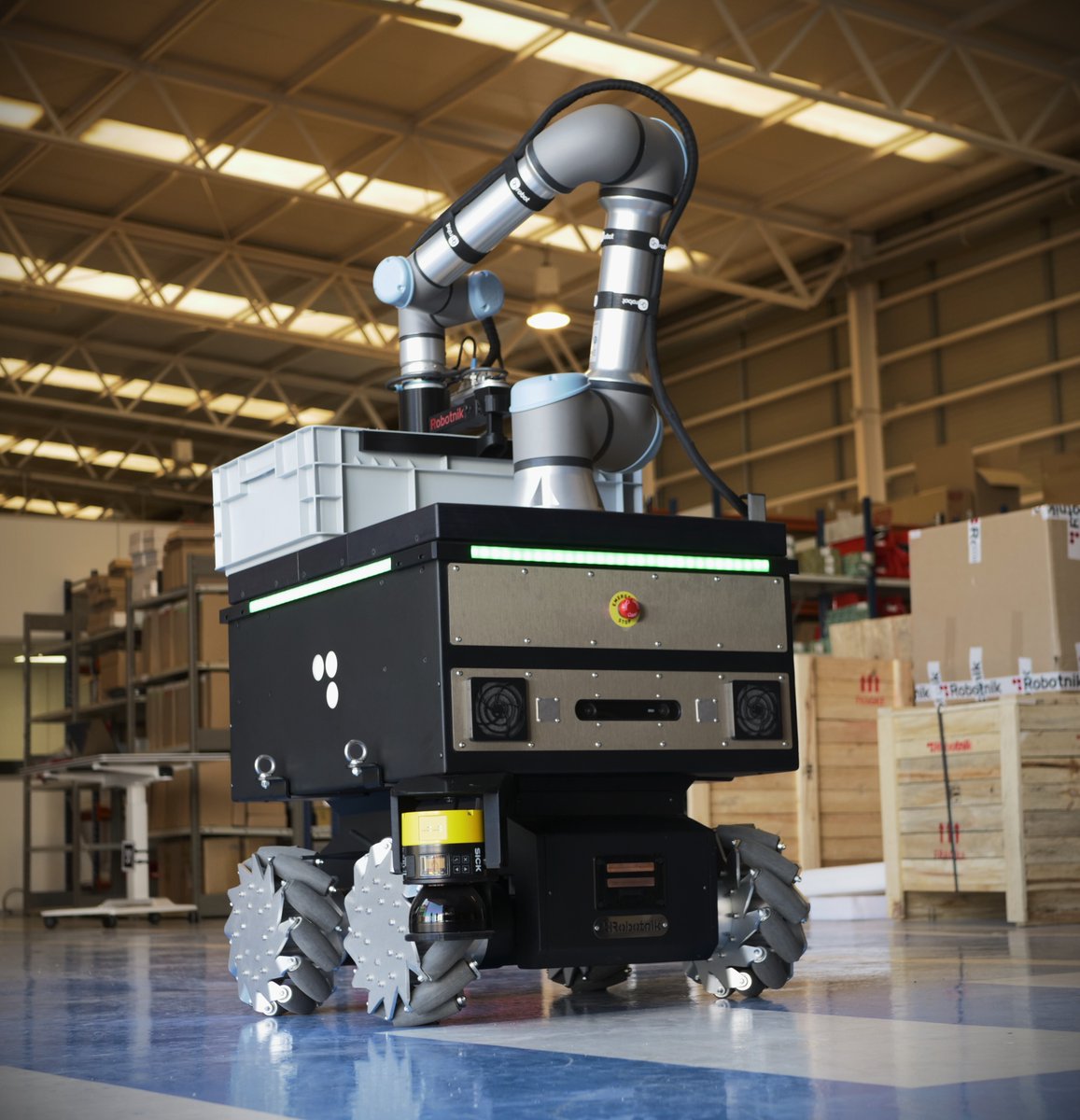 ✈️What does RB-KAIROS+ performs at the <a href="/Airbus/">Airbus</a> plant?
- Measures height of stringers
- Measures flange lengths
- Checks thickness on HTP skins

#aerospace #robotics #industry