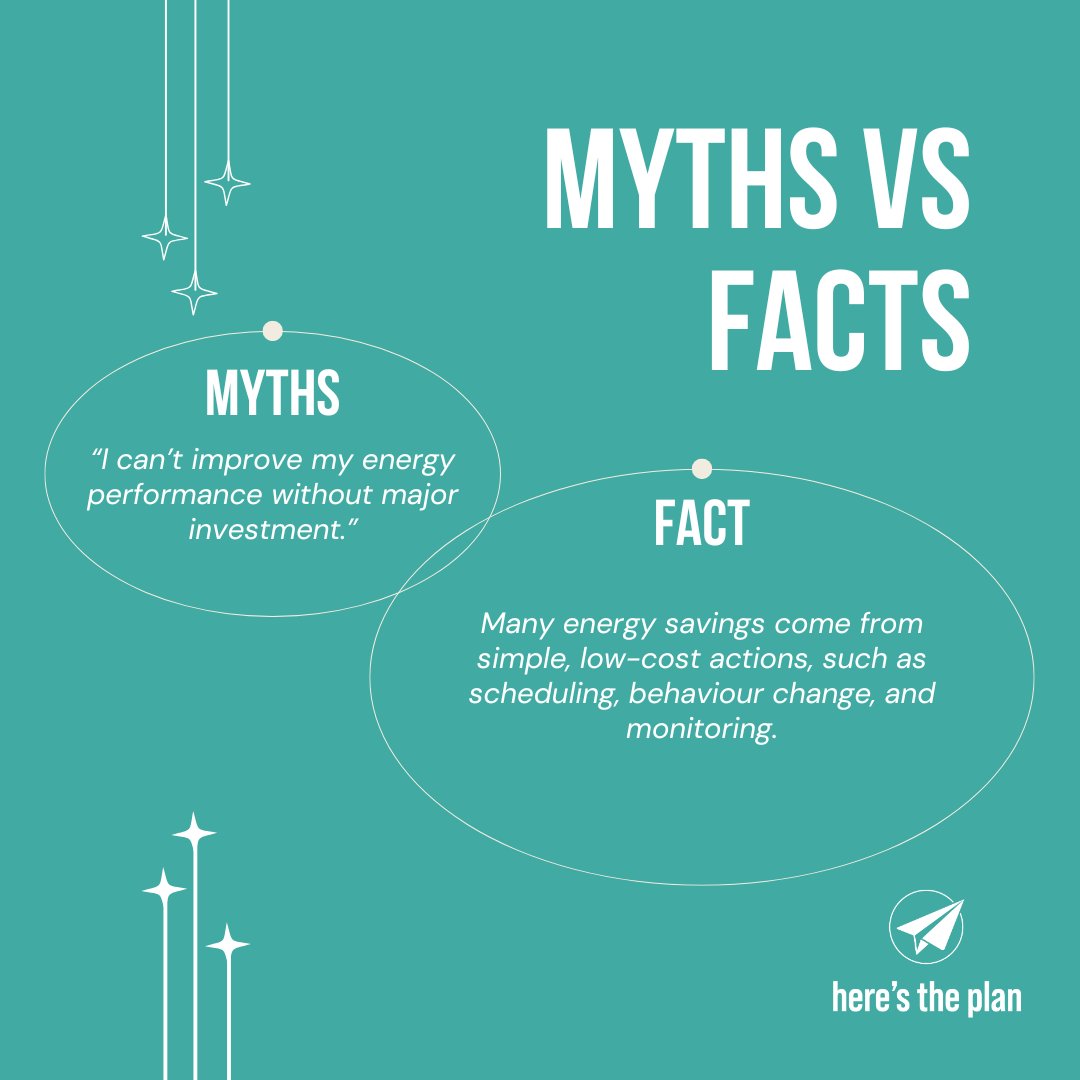 Think improving your energy performance means spending big? Not always!

Small, low-cost actions such as better scheduling, smart monitoring, and simple behaviour changes, can lead to big savings.

Want to make improvements without major investment? We can help you start small!