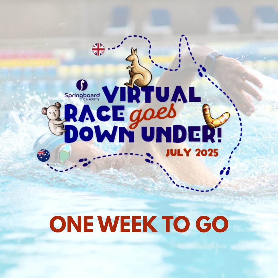 Springboard_UK's tweet image. ⏳ Just 1 week to go!
The Springboard Virtual Race kicks off next week 🌍 Every mile counts and every step supports lives into hospitality careers 🍽️
#springboarddownunder #virtualrace #1weektogo #charitychallenge #hospitalitycareers #letsgo