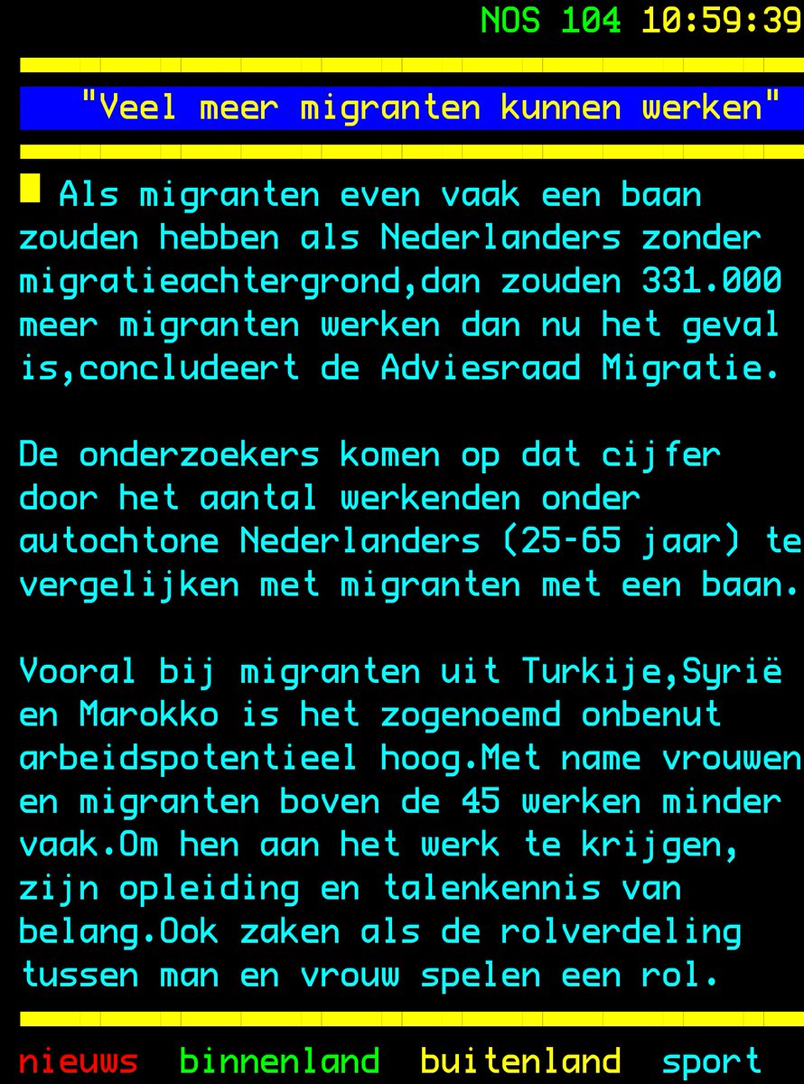 Watapatjee's tweet image. Als arbeidsgehandicapten en mensen met een afstand tot de arbeidsmarkt even vaak een baan zouden hebben als gezonde Nederlanders, dan zouden er zo maar 800.000 mensen extra een baan hebben.
Maar zo werkt het dus niet.
nos.nl/ttapp