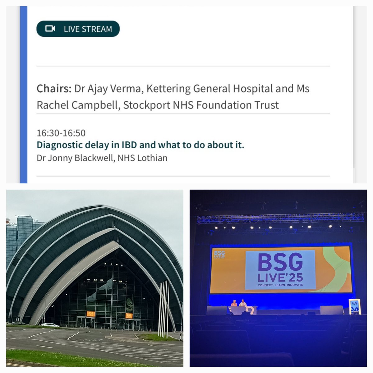 Rachel Campbell π (@ibdnurse) on Twitter photo It's been an honour and privilege to represent <a href="/StockportNHS/">Stockport NHS FT</a> at the #BSGlive2025 chairing a session including the new IBD surveillance and BSG guidelines as well as diagnostic delay/ ultrasound It's been an honour and privilege to represent <a href="/StockportNHS/">Stockport NHS FT</a> at the #BSGlive2025 chairing a session including the new IBD surveillance and BSG guidelines as well as diagnostic delay/ ultrasound