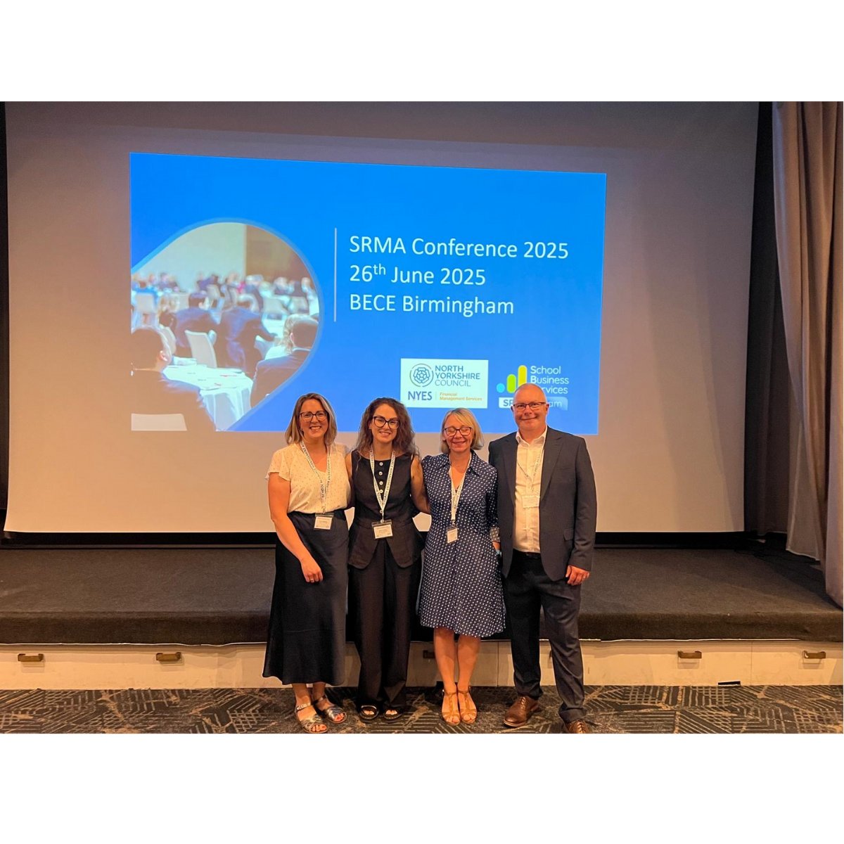 SBS_Updates's tweet image. Live from #SRMAConf2025! 👋 

Today is going to be a great day of connection, collaboration, and conversation with sector leaders. The team here at SBS are proud to be part of the national effort to shape the future of school resource management.

#SRMA #SchoolFinance #SBS