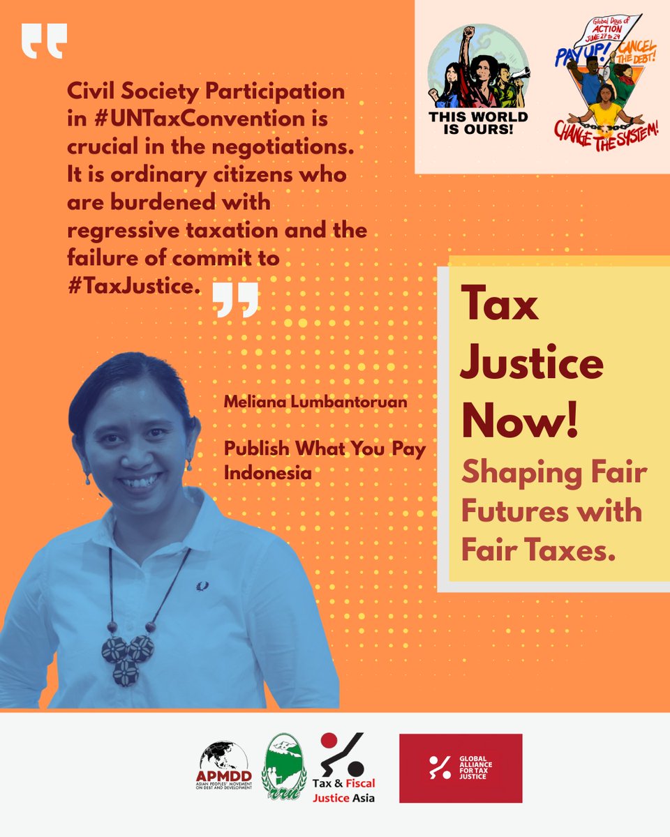 Tax Justice actors join the Global Days of Action on Finance ton June 27-29 , echoing the Call to Action: "It is not a scarcity of funds, but a scarcity of political will that has enabled multiple crises to deepen and exacerbate suffering across the world." UN Member States must