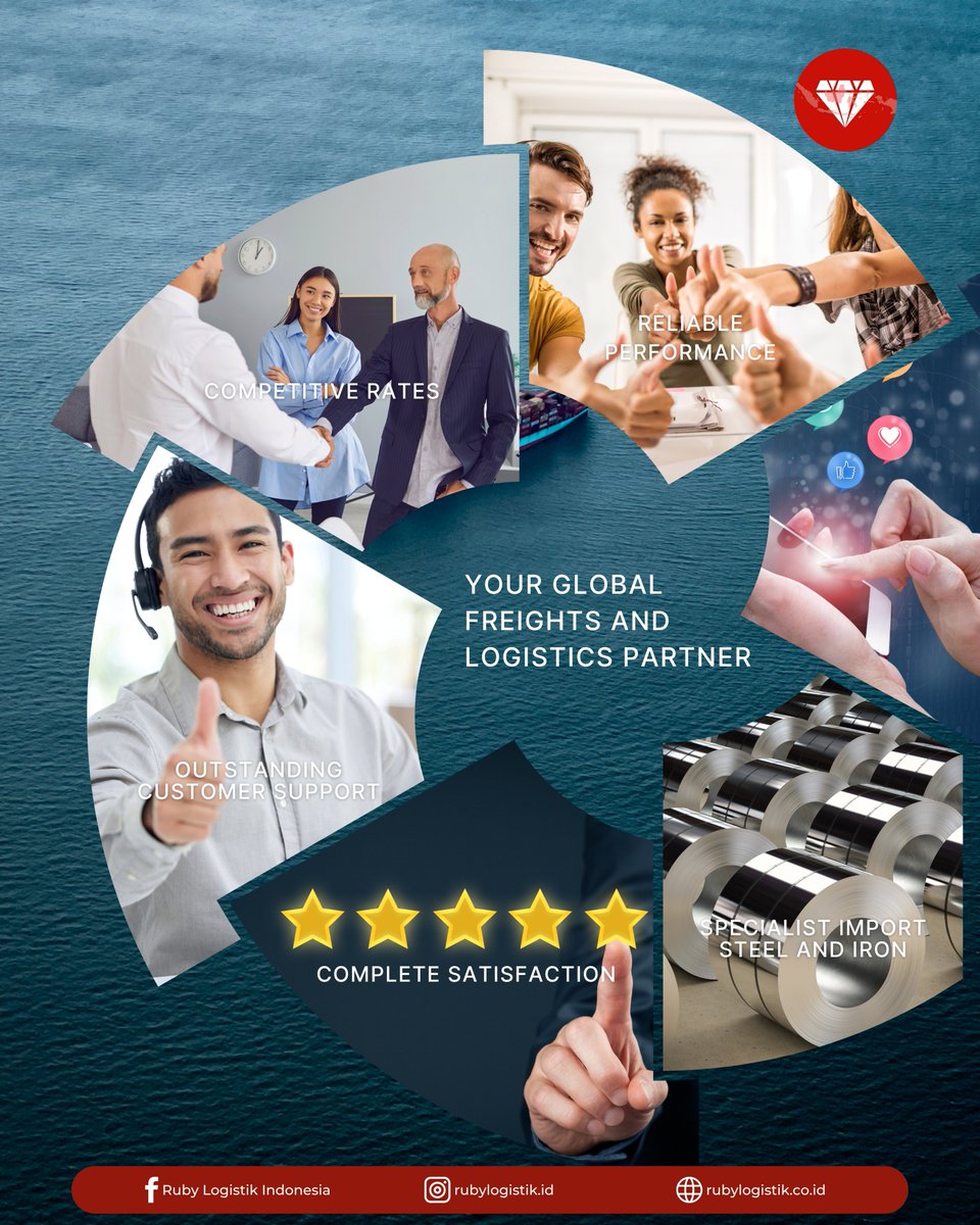 Rubylogistik's tweet image. As your trusted global freight and logistics partner, Ruby Logistik is here to ensure every step of your cargo&apos;s journey is smooth and efficient
#rubylogistik #logistikindonesia #rubygroup #import #export #jakarta #china #customclearance #Freightforwarding #Warehousing #domestic