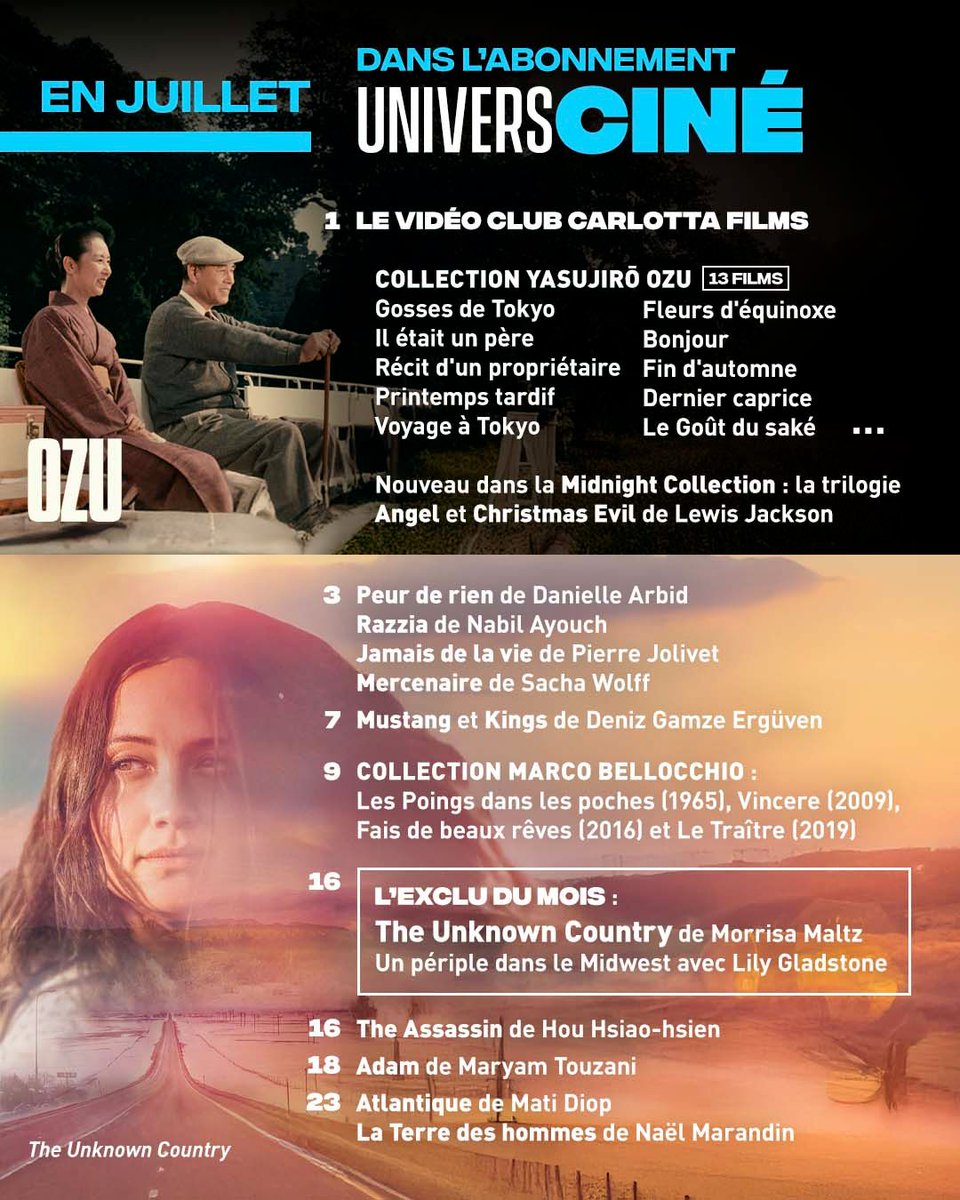 En juillet dans l'abonnement ! 🔥