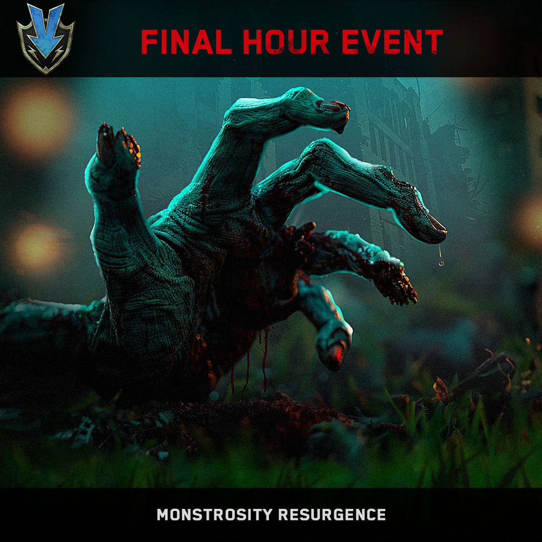 ⚠️ Final Hour is here.

🔥 It’s your chance to get DRACO, don’t miss it.
📅 Event begins: Friday, 27 June @ 13:30 UTC

Load up. Lock in. 🎮 Open the game and fight to survive.