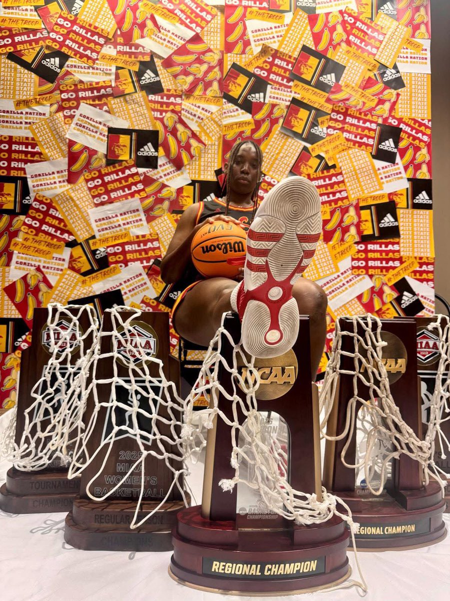 braizetime1's tweet photo. 🚨🇺🇸 Marie Félicité WEMBADJONGA vient de recevoir une offre de bourse universitaire de Pittsburg State University (NCAA D2) après deux saisons solides en JUCO ! 🔥
📊 Pittsburg State :
🔹 4e au classement national
🥇 1re de leur région
🏆 Champions MIAA
 Via @SSN_PittsburgSt https://t.co/zFldZnyXsZ