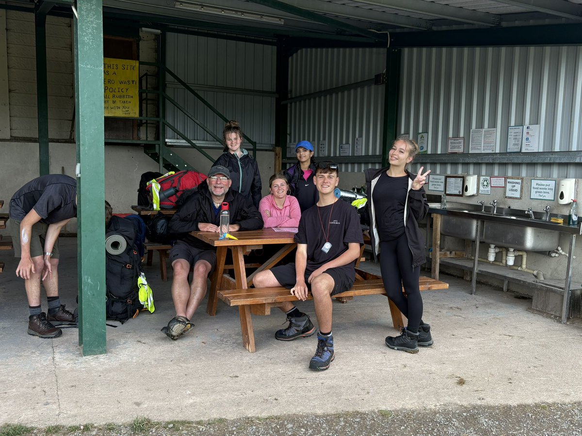 MrsRRichards15's tweet photo. All smiles ahead of Day 3 of DofE Practice Expedition 2025! What a fabulous group these lot have been! Very very proud. 😊 https://t.co/pwC27fs8L7