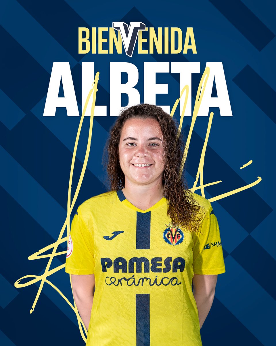 Villarreal CF Femenino (@cvffemenino) on Twitter photo 💛 Bien𝐕enida 💛
<a href="/albalop01/">A L B A L Ó P E Z</a> regresa al club que le ha visto crecer para aportar su fortaleza en la zaga y su inteligencia táctica.
🔗 villarrealcf.es/el-regreso-de-… 💛 Bien𝐕enida 💛
<a href="/albalop01/">A L B A L Ó P E Z</a> regresa al club que le ha visto crecer para aportar su fortaleza en la zaga y su inteligencia táctica.
🔗 villarrealcf.es/el-regreso-de-…