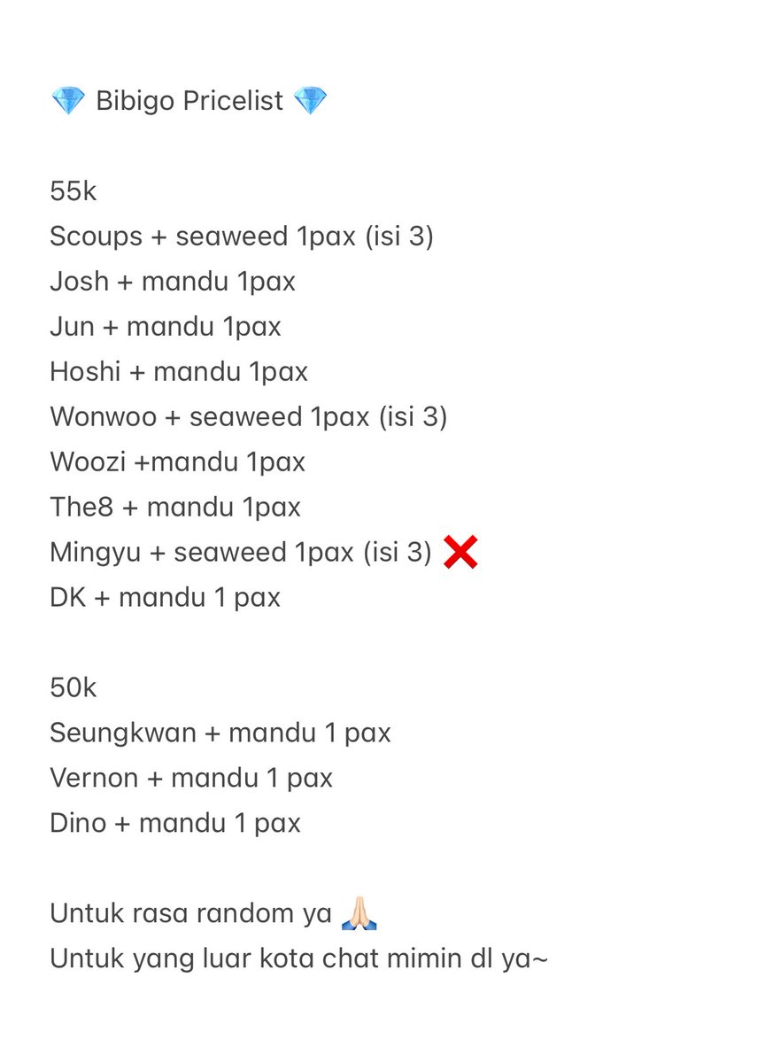 kkedungee's tweet photo. #wts Open Sharing
 💎POLAROID BIBIGO X SEVENTEEN💎
 📍jakarta utara

belanja di hari selasa ya ~ 
#bibigo_SEVENTEEN #SEVENTEEN #carat #wts https://t.co/quevhtPcoL