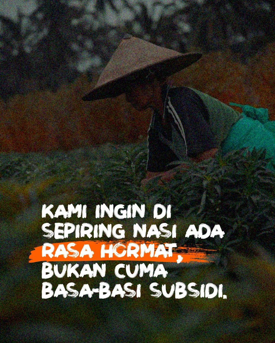 Di setiap barang yang dibeli dengan uang rakyat dan diberikan kepada rakyat, harusnya ada juga rasa hormat.

Bukan sekadar basa-basi, apalagi pencitraan.