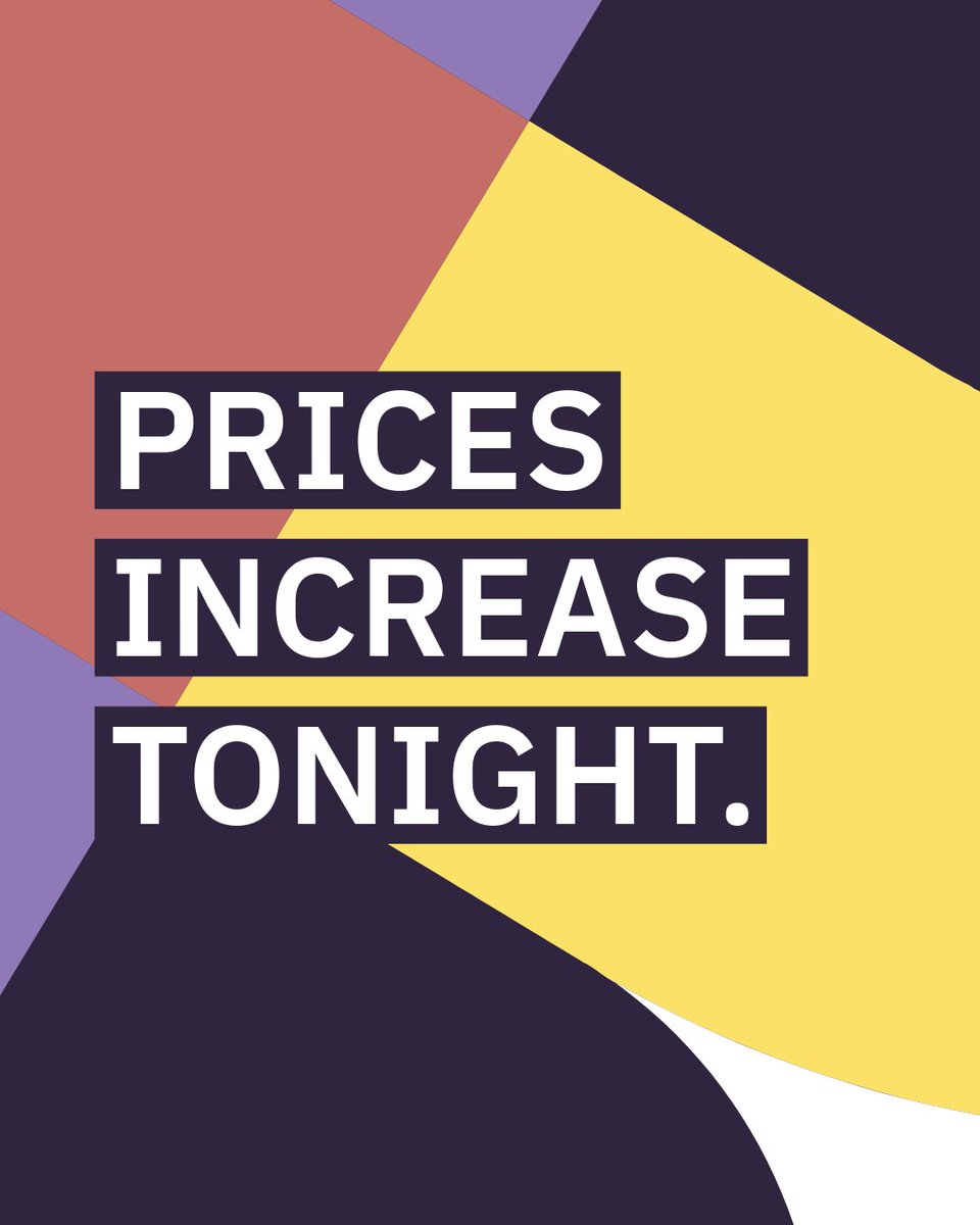🚨 Our launch rate offer ends tonight at midnight!

This is your last chance to grab a pass at the lowest price they’ll ever be 🎟️

Brands - don’t forget, you can still join us for free through our Hosted Brands Programme!

Grab your pass or apply now:
lnkd.in/eDPrwZrR