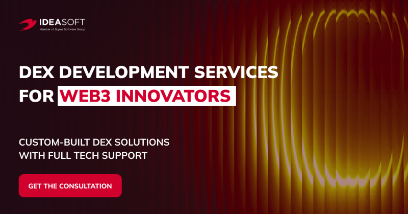 io_ideasoft's tweet photo. Your DEX, your rules!
From token swaps to staking and rewards — we develop end-to-end decentralized exchange solutions.