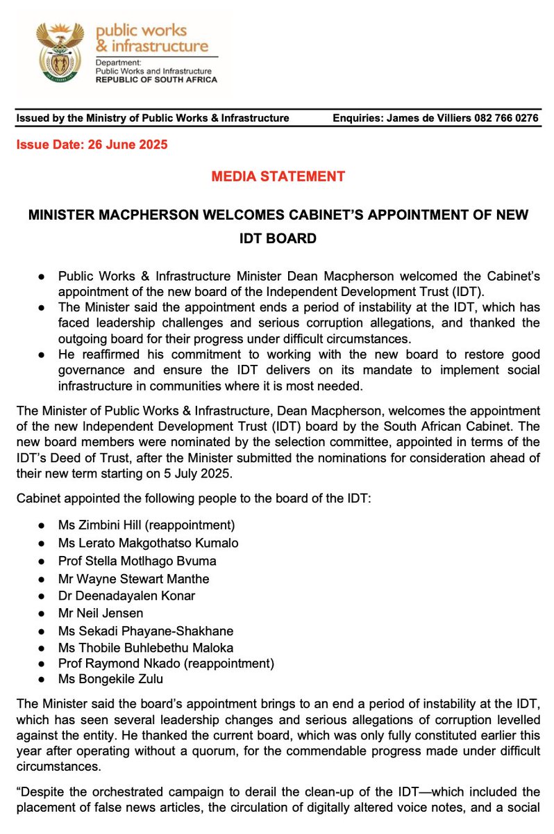 Dean Macpherson MP tweet media