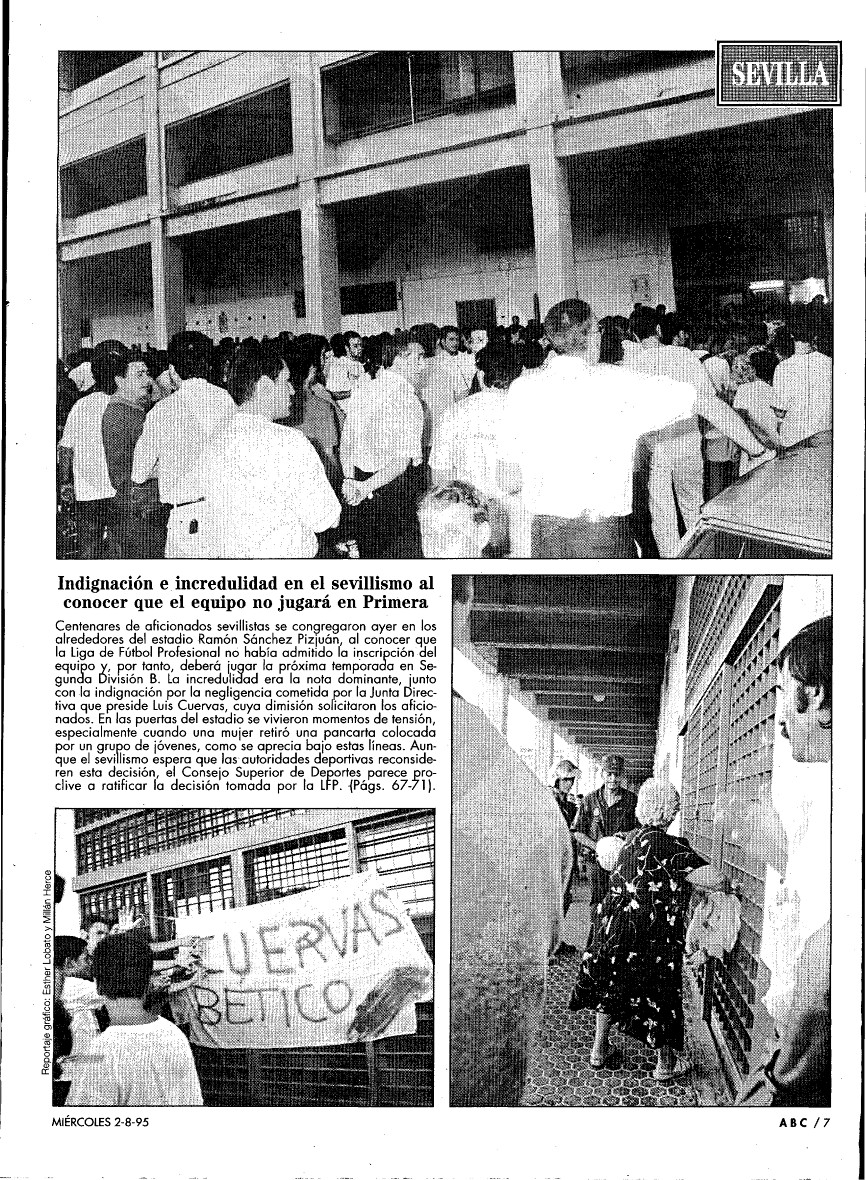 Hoy, de nuevo, tenemos una cita con nuestra historia. 

El sevillismo volverá a echarse a la calle para luchar por el Sevilla FC.

Te esperamos en la manifestación:

20:00 -> Setas Plaza Encarnación 

#SevillaSomosNosotros