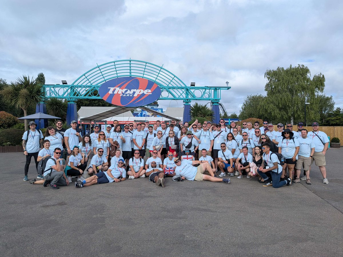 We starting early and often today! <a href="/THORPEPARK/">Thorpe Park Official</a> is a banger already! Let’s go!!