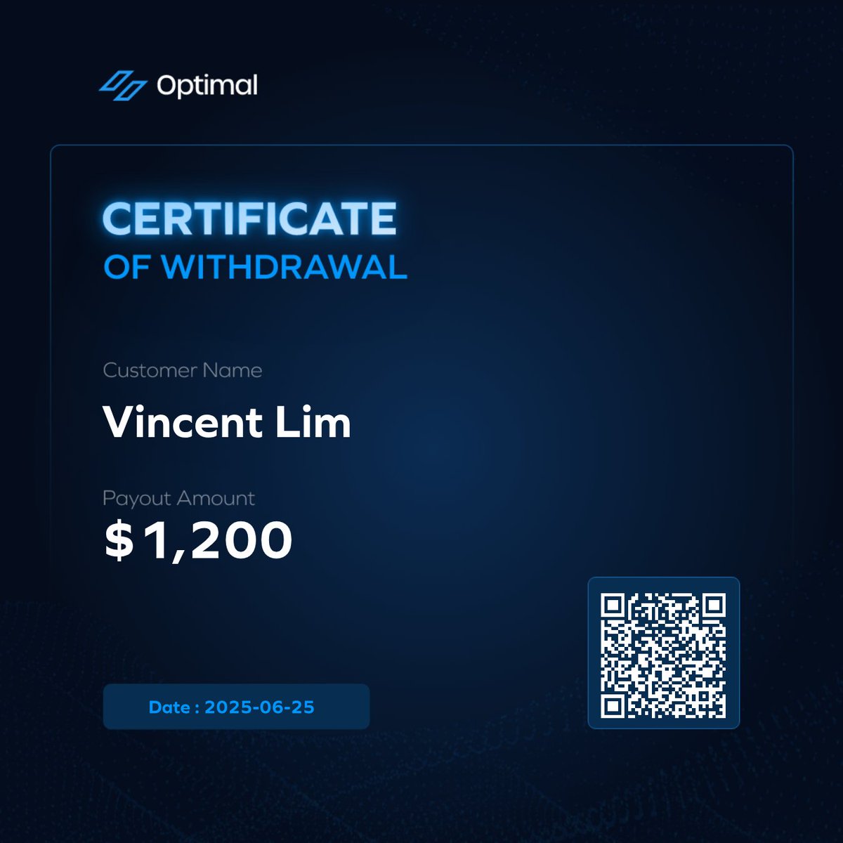 Vincent just locked in a $1,200 payout yesterday 25, June, 2025💰 

Built with patience. Earned with precision.
At #OptimalTraders, this is what consistency looks like.

What was YOUR recent payout with Optimal?

#FundedTrader #PropTrading #ForexLife #Payout