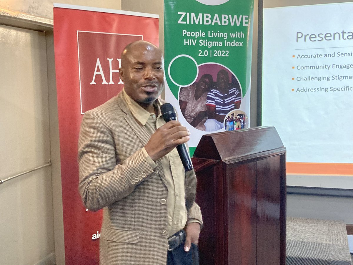 Munyaradzi Blessing Doma (@munyabless) on Twitter photo Clever Taderera presenting on the role of #media in reducing #HIV #Stigma says discrimination starts with wrong terminology. He further calls on journalists to be accurate and sensitive in their reporting. <a href="/tynaxhe/">The_Comms_Guy</a> <a href="/znnpinfo/">ZNNP+</a> <a href="/Zimttech_zw/">Zim-TTECH_official</a> <a href="/gnpplus/">GNP+</a> <a href="/MoHCCZim/">Ministry of HealthZW</a> <a href="/AIDSHealthcare/">AIDS Healthcare Foundation (AHF)</a> #Zim Clever Taderera presenting on the role of #media in reducing #HIV #Stigma says discrimination starts with wrong terminology. He further calls on journalists to be accurate and sensitive in their reporting. <a href="/tynaxhe/">The_Comms_Guy</a> <a href="/znnpinfo/">ZNNP+</a> <a href="/Zimttech_zw/">Zim-TTECH_official</a> <a href="/gnpplus/">GNP+</a> <a href="/MoHCCZim/">Ministry of HealthZW</a> <a href="/AIDSHealthcare/">AIDS Healthcare Foundation (AHF)</a> #Zim