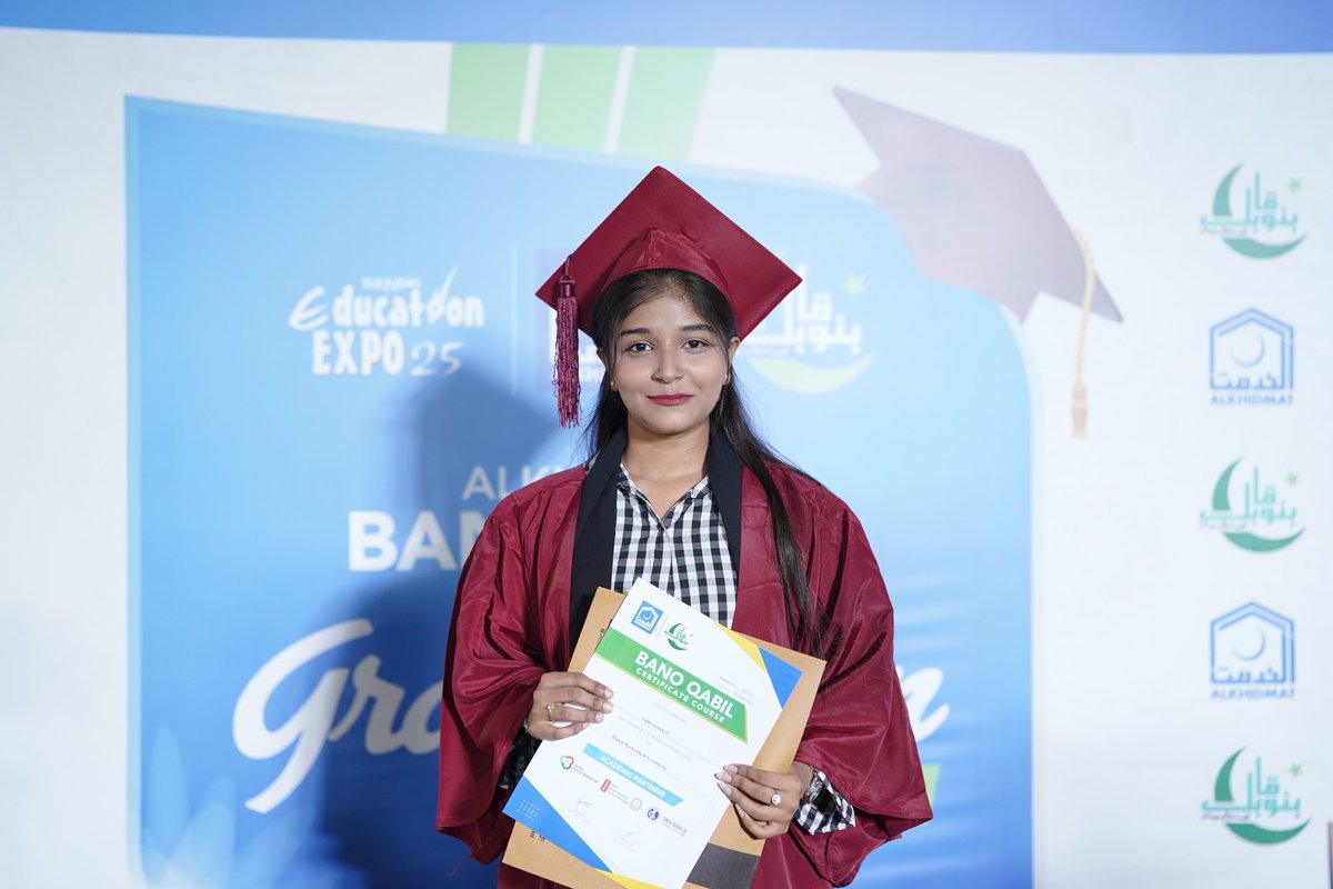 alkhidmatKHI's tweet photo. Proud Moments from Bano Qabil Graduation 3.0!
Certificates awarded to the talented students who successfully completed their courses and stepped into a brighter future!
#banoqabil #graduation3_0 #skillsuccess #EmpoweringYouth #DigitalPakistan #ProudGraduates #TechForGood https://t.co/1qOAeuBWDT