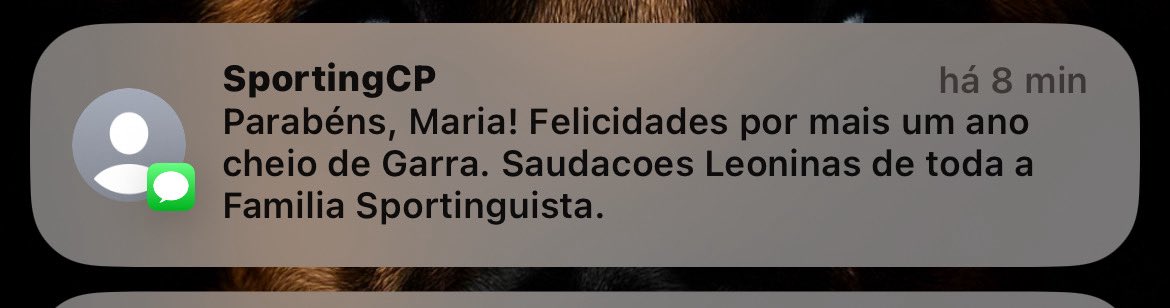>>> aquela com mais significado 💚 Obrigado <a href="/SportingCP/">Sporting CP</a>