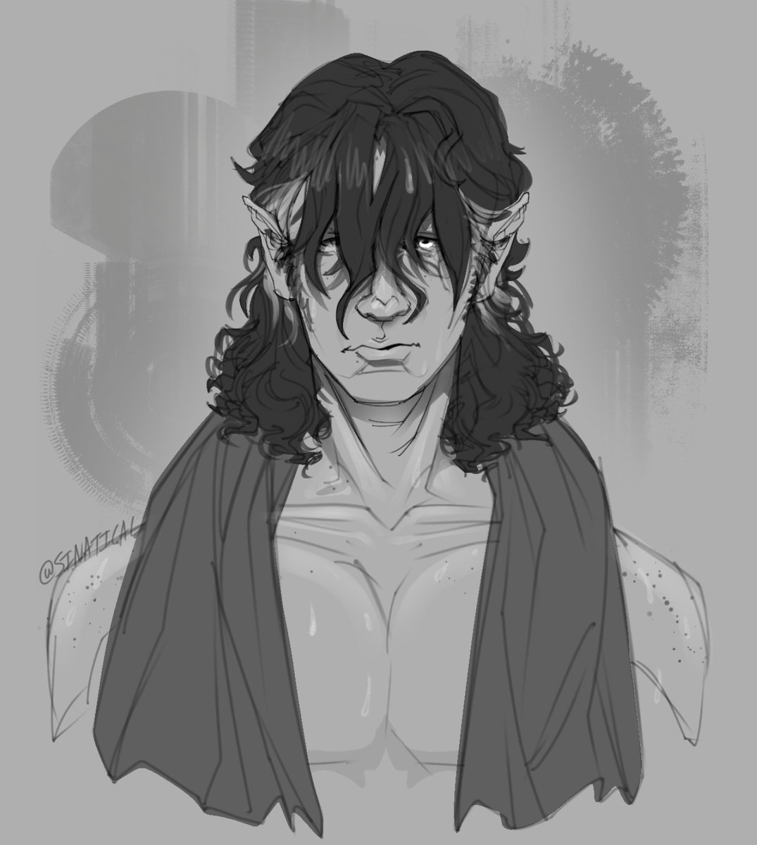 Perpetua looks like an angry wet cat lol