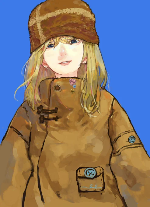 #無言で帽子をかぶったイラストを貼る見た人も貼る