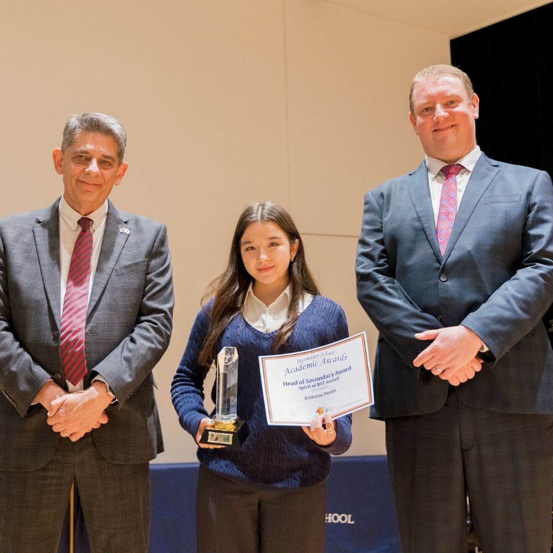 Yesterday the BST Secondary Awards Ceremony took place; a joyful celebration of student achievement, with awards presented recognising student's outstanding success across a range of academic subjects. The evening was a proud reminder of the perseverance shown by BST students.