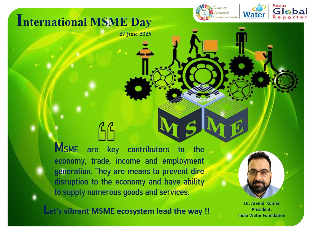 drarvindkumar1's tweet photo. #MSME #internationalmsmeday2025 #MSMEStories #udyam #Entrepreneurship #IndiaSMEForum #RebuildingMSMEs #AatmaNirbharBharat @PMOIndia  @narendramodi @NITIAayog @minmsme @jitanrmanjhi  @ppdcmeerut @minmpmsme @msmetdcppdcagra @ppdcagra @NSICLTD @MSDESkillIndia @SDTEOdisha https://t.co/6zp7puVXSs