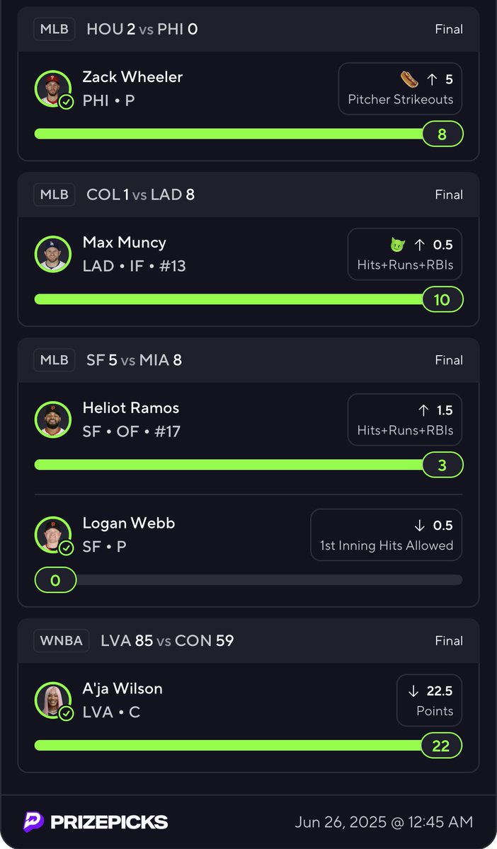 Gee (@averageapexgamr) on Twitter photo W discounts from <a href="/PrizePicks/">PrizePicks</a> ๐ฐโ
#prizepicks #prizepicksmlb #MLB #baseball #gambling #gamblingx #GamblingTwitter #GamblingCommunity W discounts from <a href="/PrizePicks/">PrizePicks</a> ๐ฐโ
#prizepicks #prizepicksmlb #MLB #baseball #gambling #gamblingx #GamblingTwitter #GamblingCommunity