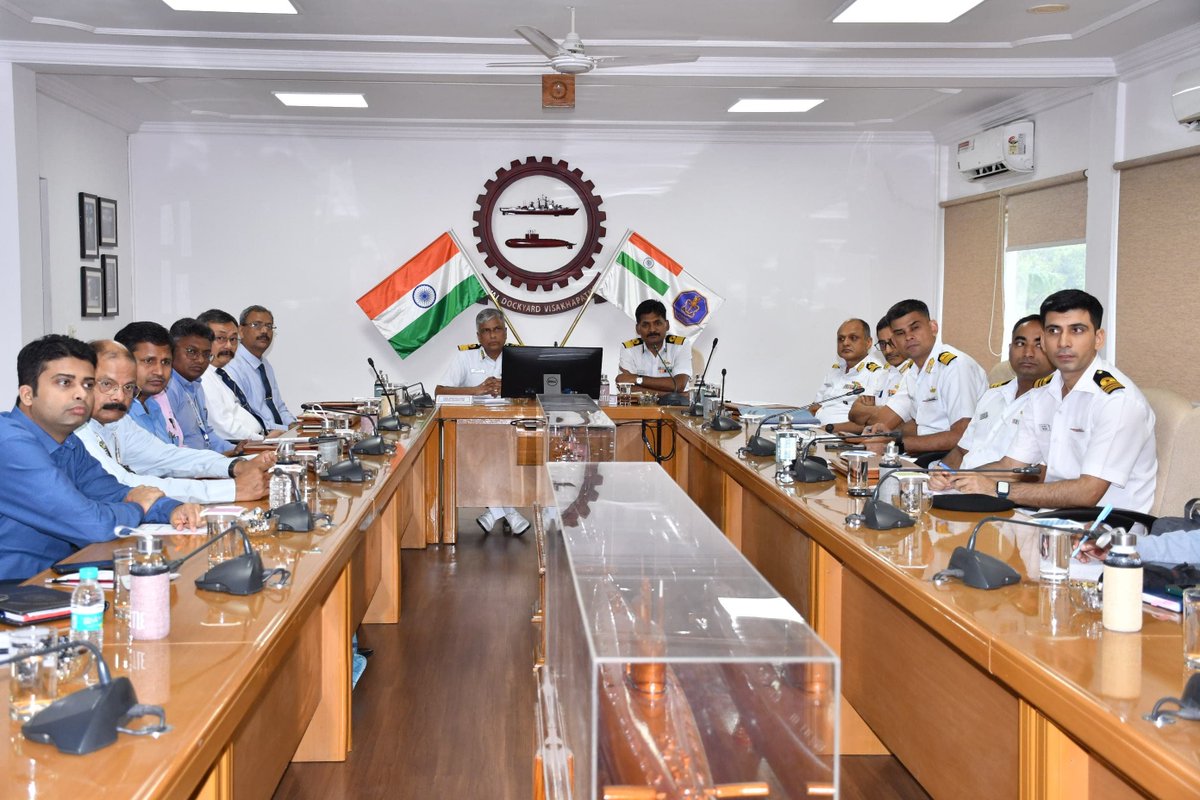 Eastern Naval Command 🇮🇳 (@in_hqenc) on Twitter photo 🧑🤝🧑⚙️Naval Dockyard #Visakhapatnam <a href="/IN_NDV/">Naval Dockyard Visakhapatnam</a> , hosted HR Conclave 2025 to foster dialogue on modern HR practices, workforce transformation & innovation in defence civilian & public-sector domains.
⚓️Presided over by VAdm B Sivakumar, DGNP #Vizag, the Conclave saw participation 🧑🤝🧑⚙️Naval Dockyard #Visakhapatnam <a href="/IN_NDV/">Naval Dockyard Visakhapatnam</a> , hosted HR Conclave 2025 to foster dialogue on modern HR practices, workforce transformation & innovation in defence civilian & public-sector domains.
⚓️Presided over by VAdm B Sivakumar, DGNP #Vizag, the Conclave saw participation