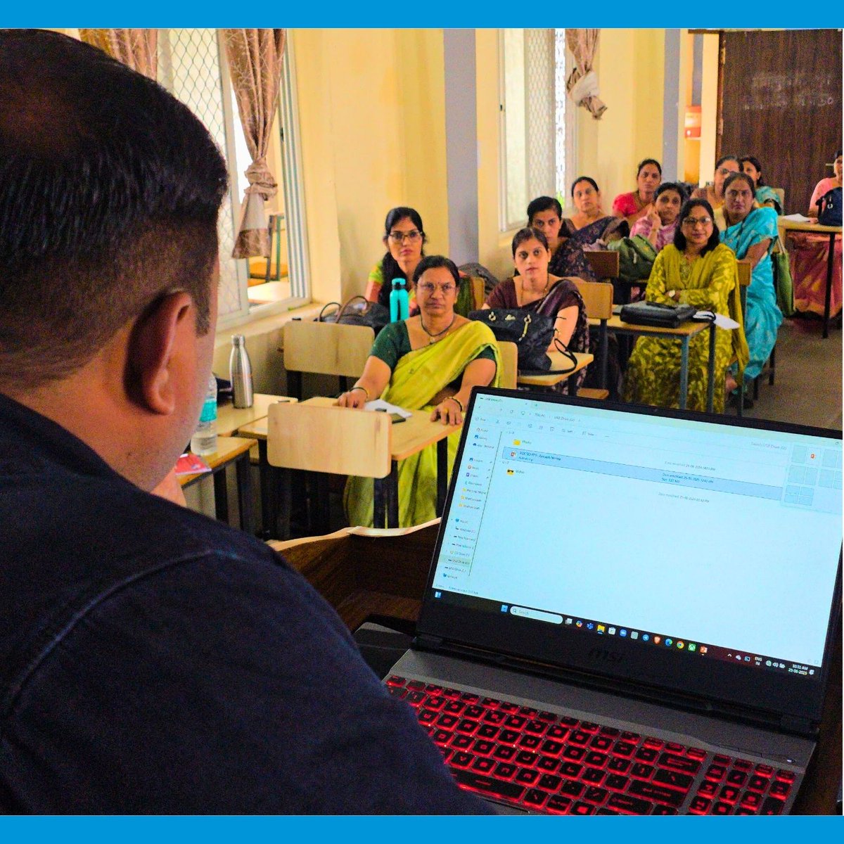 Under the Rural Education Program, SRF Foundation’s Program Officer, Mr. Harun Khan, and Mr. Avinash Verma conducted a session on the POCSO Act during the PM SHRI School Teachers Training at DIET, Dhar, reinforcing child protection and ensuring student safety.
#SRFFoundation