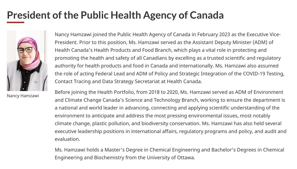 HeadSpaceSpace1's tweet image. This person is now in charge of Canada's Public Health.
Without a medical degree, or any direct experience in patient care.
Have we reached peak insanity yet, Canada?
Or are we still pressing on towards it?