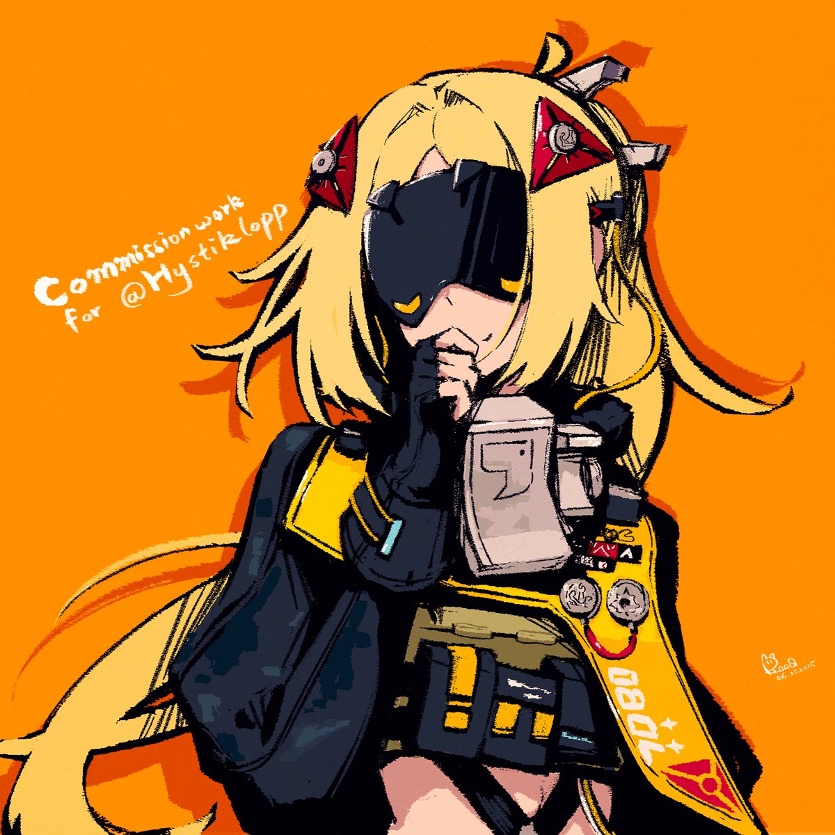 Thank you so much for commissioning me to draw trigger and supporting me O v < ---- 💛💛💛

 #triggerZZZ